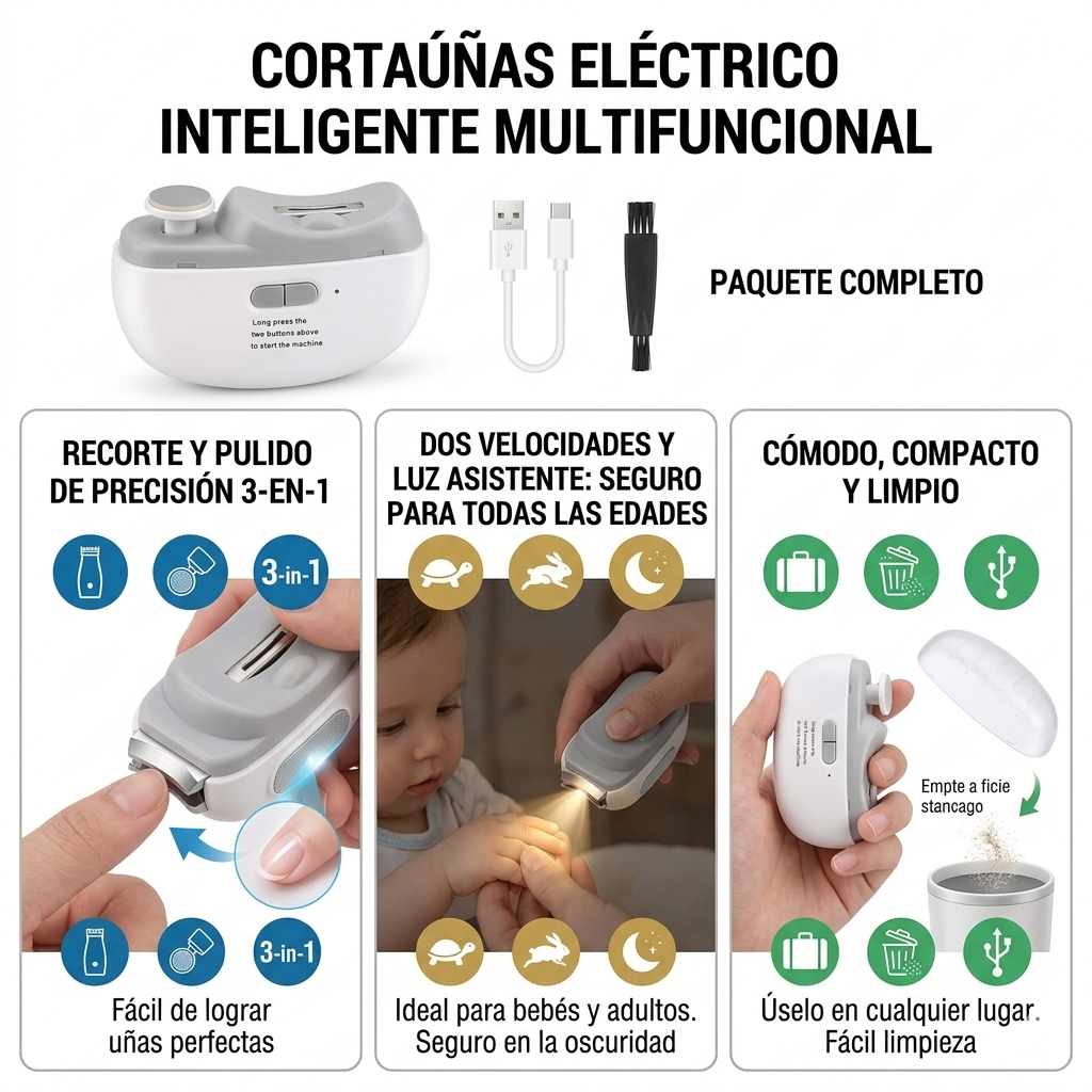 CORTA UÑAS ELECTRICO